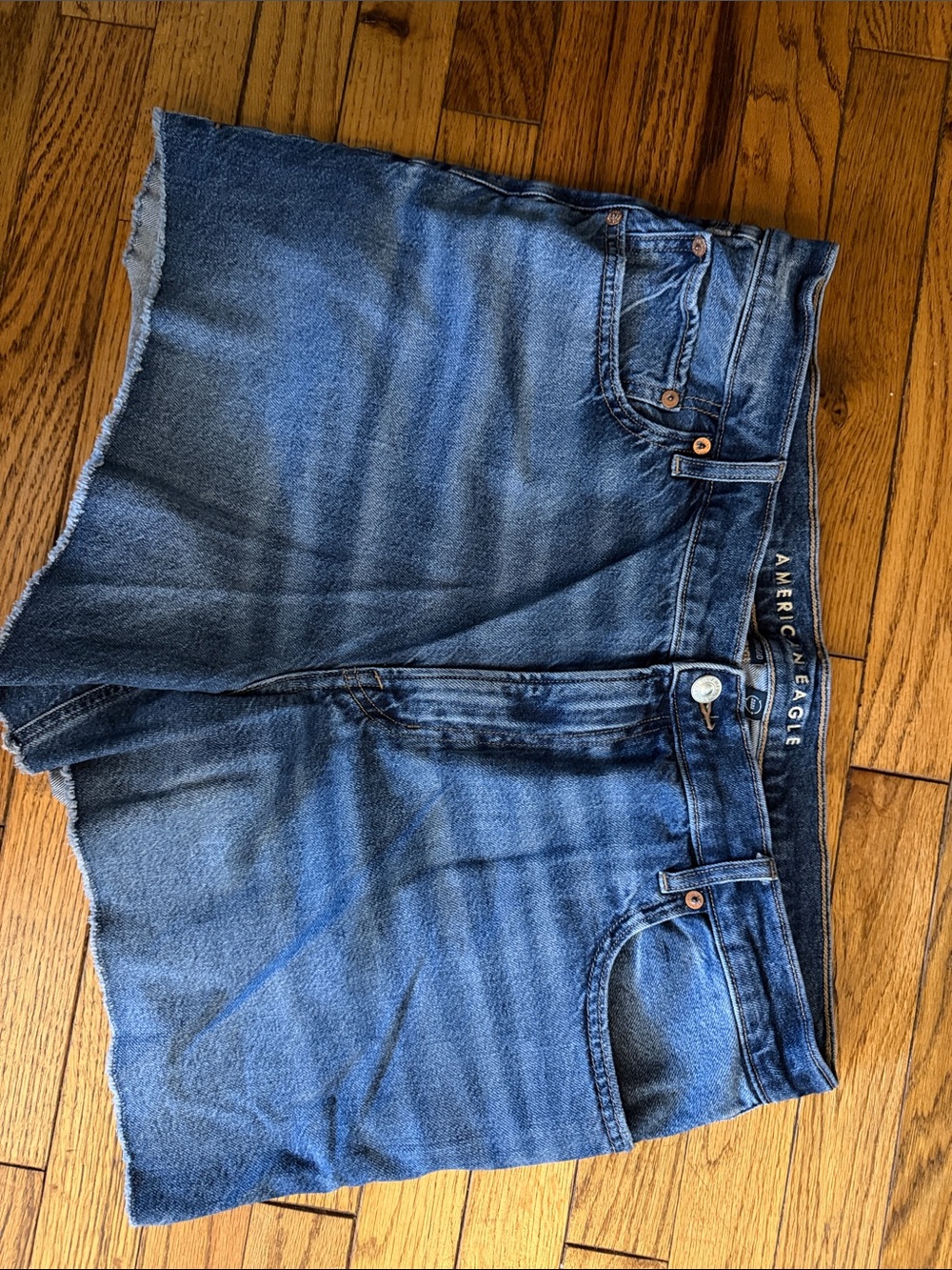 American Eagle Outfitters Blue Denim Cutoff Shorts